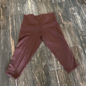 Athleta cropped legging SIZE 1X
